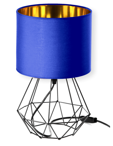 lampka-nocna-diament-chabrowa-zloty-srodek-e27