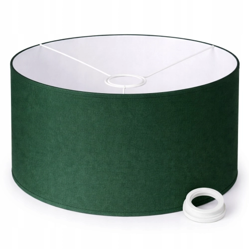ABAŻUR DO LAMP WISZĄCYCH STOJĄCYCH 35 x 20cm WALEC E27 E14 BUTELKOWA ZIELEŃ