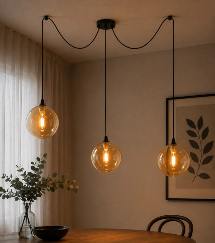 SZKLANA LAMPA SPIDER PAJĄK KOLORY DO WYBORU LED G9 SKYLIGHTING