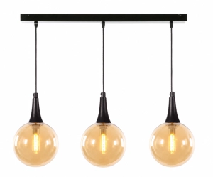 WYPRZEDAŻ ELEGANCKA LAMPA SUFITOWA WISZĄCA SZKLANE KULE LED G9
