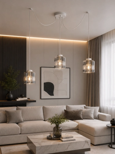 NOWOCZESNA LAMPA SPIDER PAJĄK SPYDER MALAGA 3xE27 CHROM SZKŁO LED E27