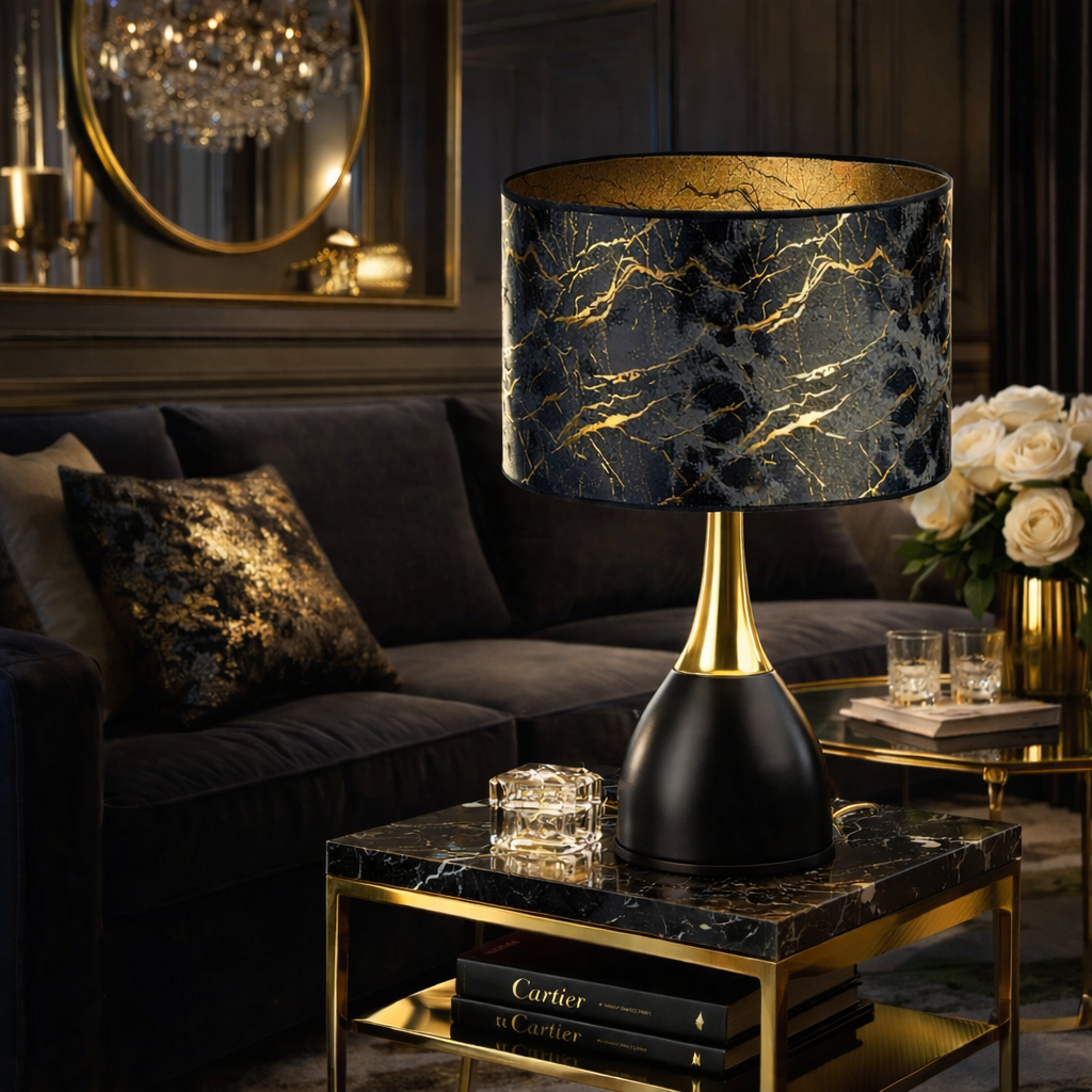 Nowoczesna Lampa Lampka Stołowa Luxury LED