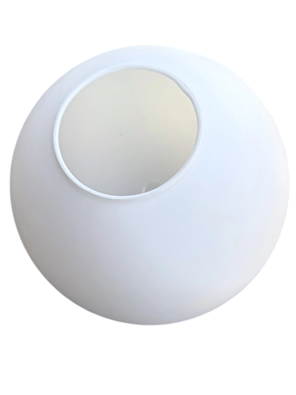 KLOSZ DO LAMPY SZKLANA KULA 160MM BIAŁA MLECZNA MATOWA E27