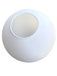 KLOSZ DO LAMPY SZKLANA KULA 160MM BIAŁA MLECZNA MATOWA E27