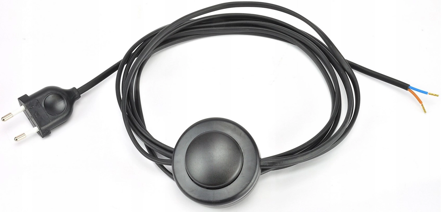 PRZYŁĄCZE KABEL DO LAMP NOŻNY Z WŁĄCZNIKIEM 3,5M WŁOSKIE ARDITI