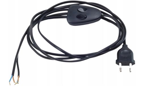 PRZYŁĄCZE KABEL DO LAMP PODWÓJNE ROZDZIELANE WTYCZKA DIY HANDMADE 