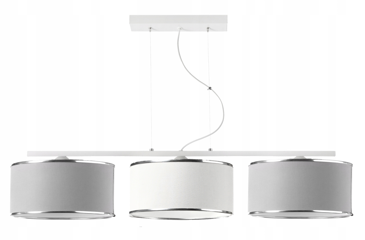 Lampa Sufitowa Wisząca Żyrandol Wyspa LED Abażur Viktoria